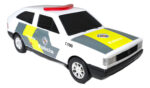 Gol Viatura Polícia Militar Coral Rodoviária - Imagem 3