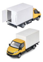 Miniatura Caminhão Iveco Daily Baú Personalizado Sua Empresa - Imagem 2