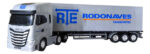 Caminhão Carreta Iveco Baú Rodonaves - Imagem 3