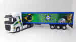Carretinha Volvo Fh Baú Copa Brasil