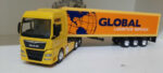 Miniatura Caminhão Carreta Custom 1/64 Welly 26 Cm Fricção - Imagem 13