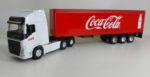 Miniatura Scania Carreta Baú Coca Cola Coleção 1/64 Welly - Imagem 2