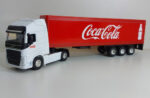 Miniatura Scania Carreta Baú Coca Cola Coleção 1/64 Welly - Imagem 8