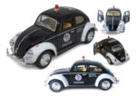 Miniatura Metal Fusca Viatura Polícia Coleção 1/32