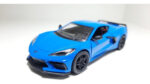 Miniatura Chevrolet Corvette 2021 Metal Kinsmart Coleção - Imagem 8