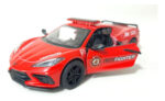 Miniatura Chevrolet Corvette 2021 Metal Kinsmart Coleção - Imagem 31