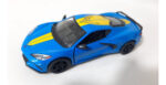 Miniatura Chevrolet Corvette 2021 Metal Kinsmart Coleção - Imagem 62