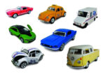Kit 4 Miniaturas Carros De Metal , Abrem Portas 12 Cm