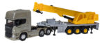 Miniatura Volvo Ou Scania Carretinha Guindaste Coleção 1/64 - Imagem 9