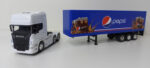 Miniatura Caminhão Carreta Custom 1/64 Welly 26 Cm Fricção - Imagem 2