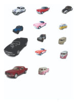 Kit 12 Miniaturas Carros Antigos E Modernos 1/32 A 1/64