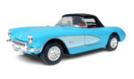 Miniatura Carrinho De Ferro Coleção Chevrolet Corvette 1957 - Imagem 31
