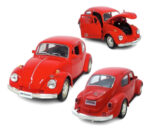Kit 2 Miniaturas Volkswagen Fusca 1/32 Metal Fricção - Imagem 18