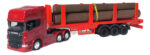 Miniatura Coleção Caminhão Carreta Madeireira 1/64 Welly - Imagem 4