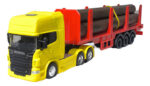 Miniatura Coleção Caminhão Carreta Madeireira 1/64 Welly - Imagem 11
