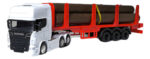 Miniatura Coleção Caminhão Carreta Madeireira 1/64 Welly - Imagem 12