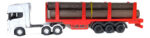 Miniatura Coleção Caminhão Carreta Madeireira 1/64 Welly - Imagem 13