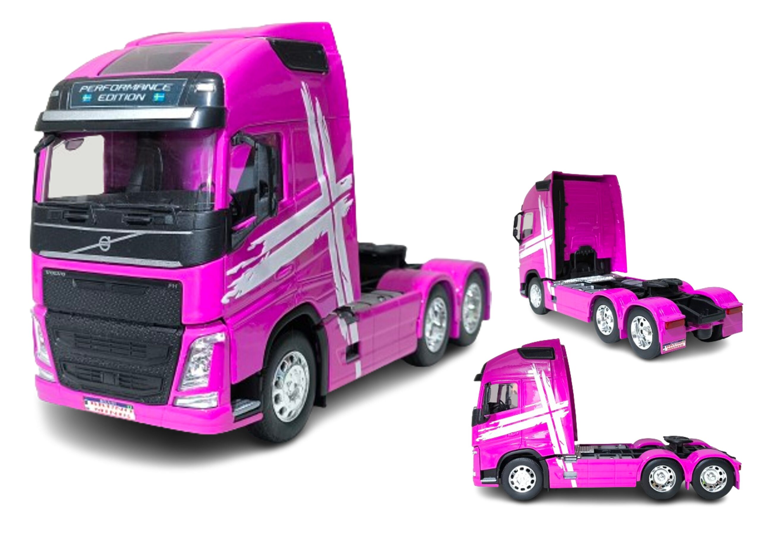 Sem título-4 Caminhão Volvo Fh Rosa - Imagem 1