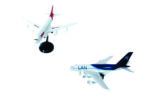 Kit 2 Avião Lan e Tam